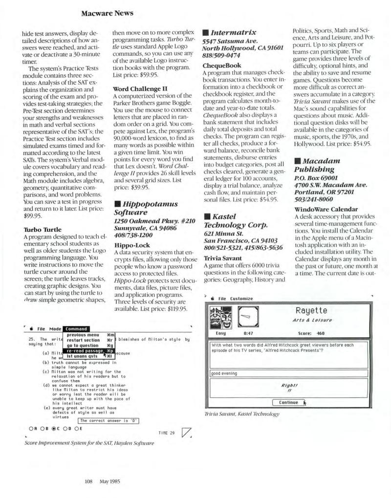 MacWorld8505May1985 — page 116