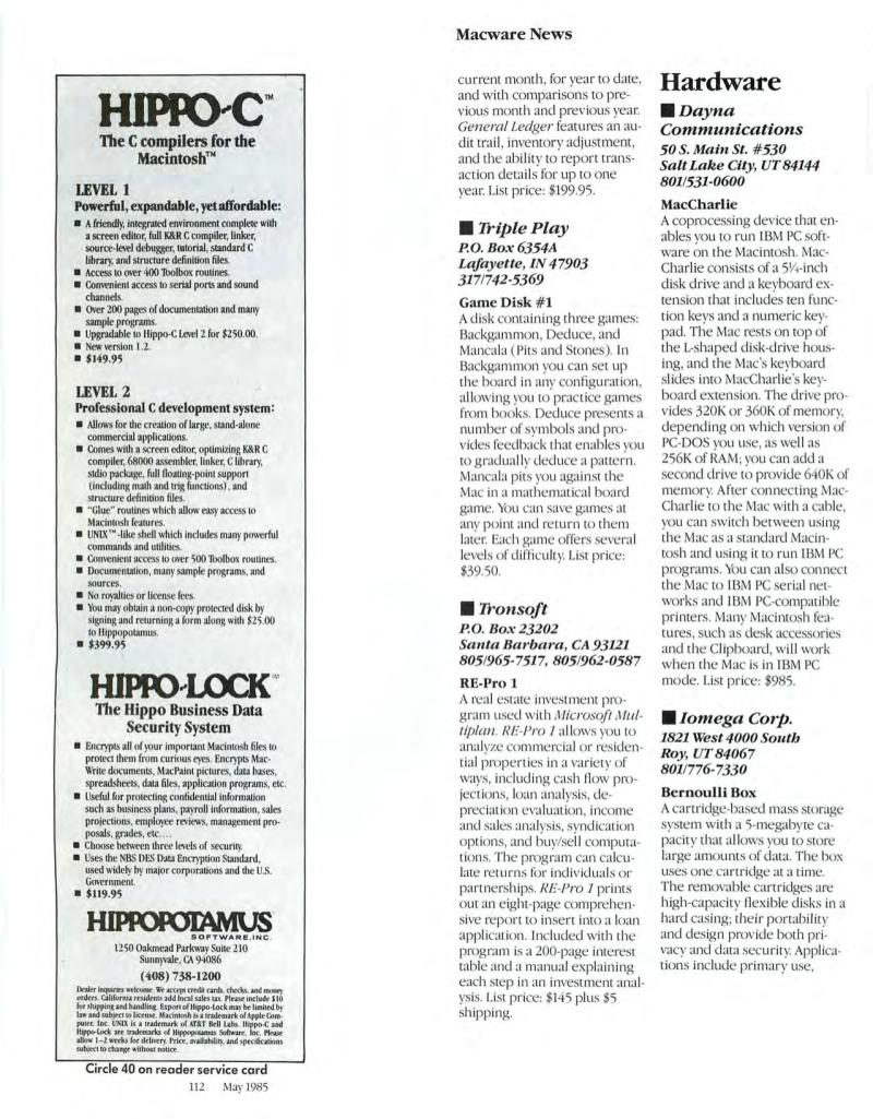MacWorld8505May1985 — page 120