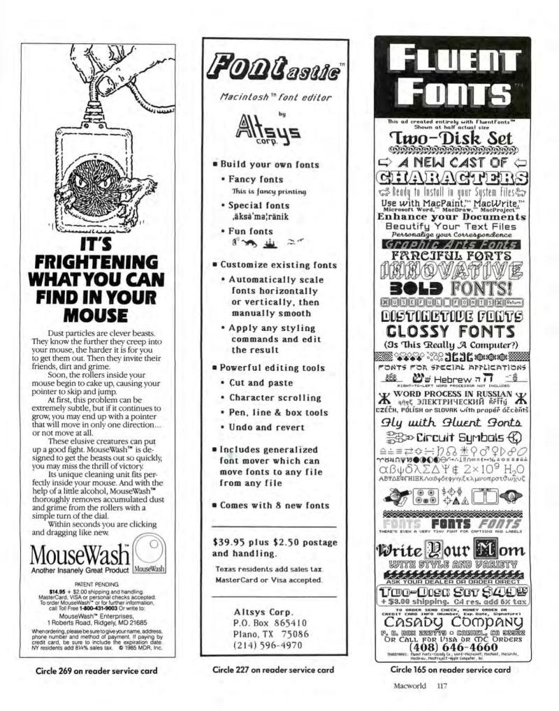 MacWorld8505May1985 — page 127