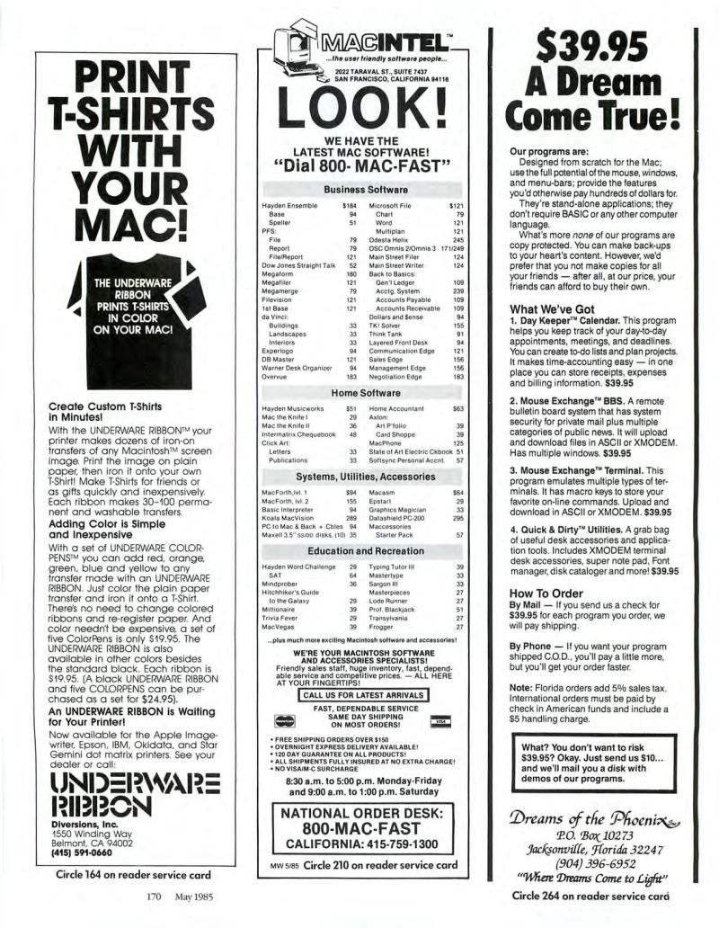 MacWorld8505May1985 — page 182