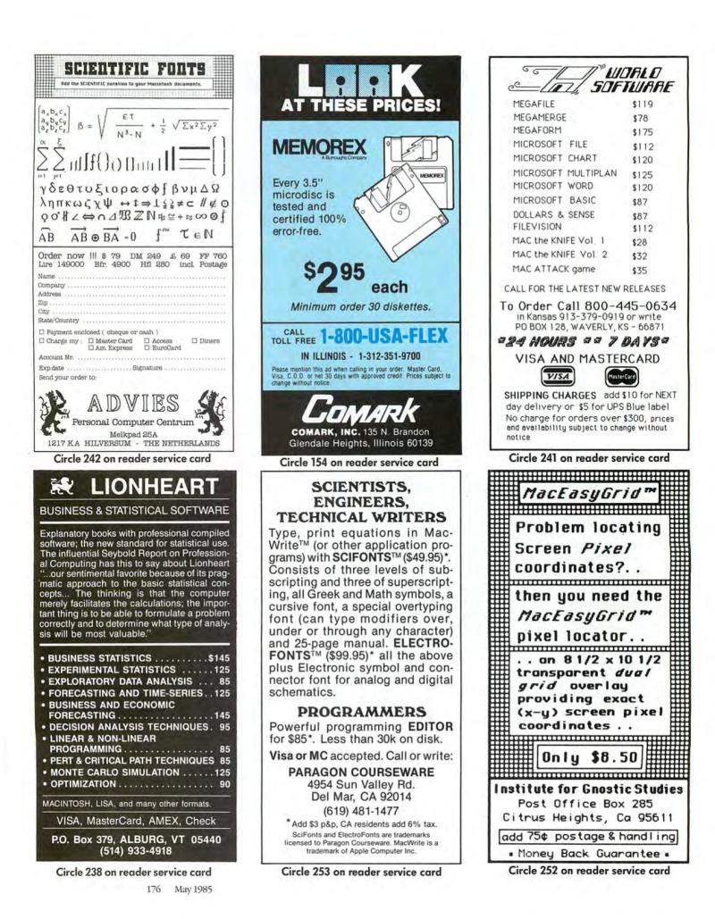 MacWorld8505May1985 — page 188