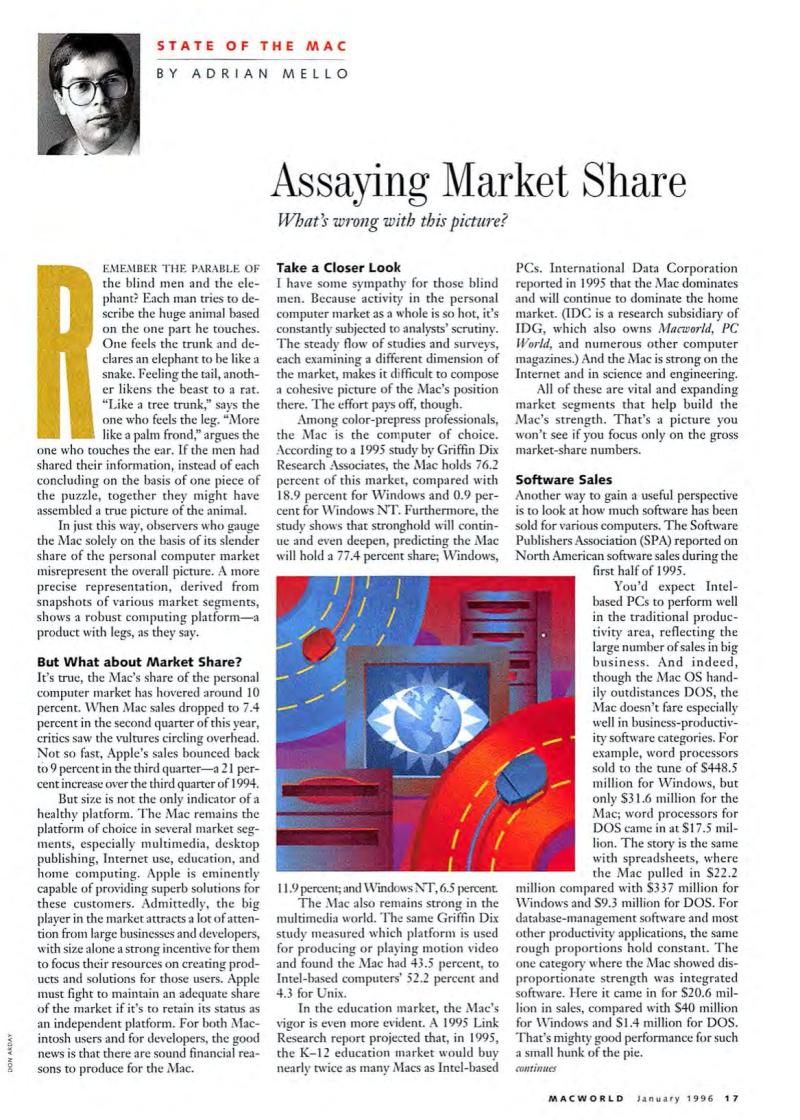 MacWorld9601January1996 — page 19
