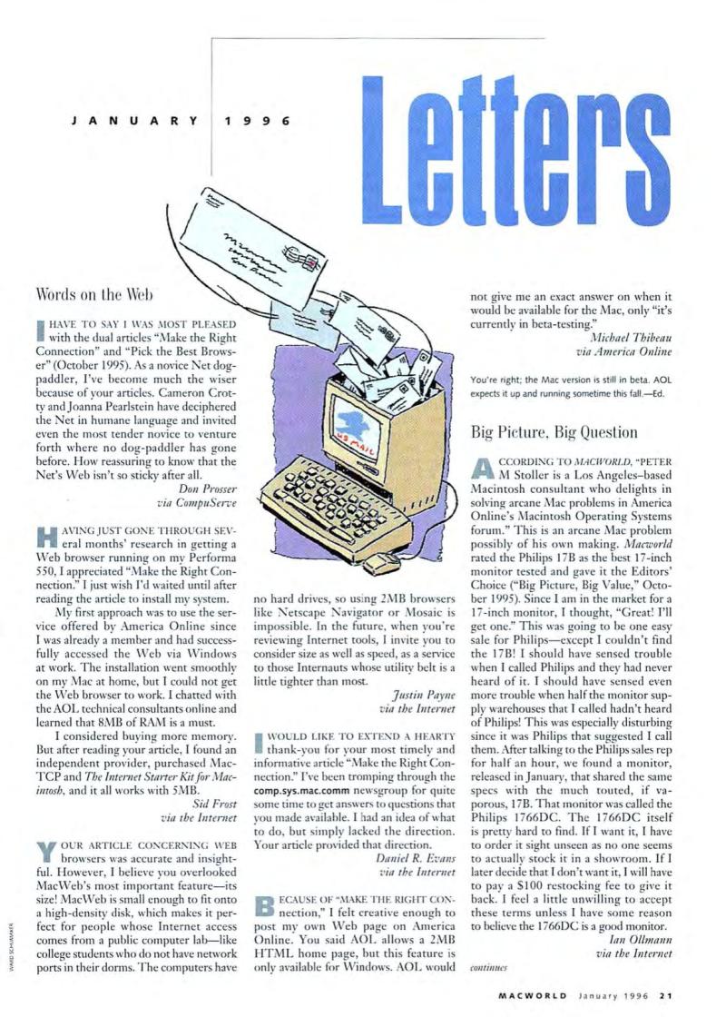 MacWorld9601January1996 — page 23