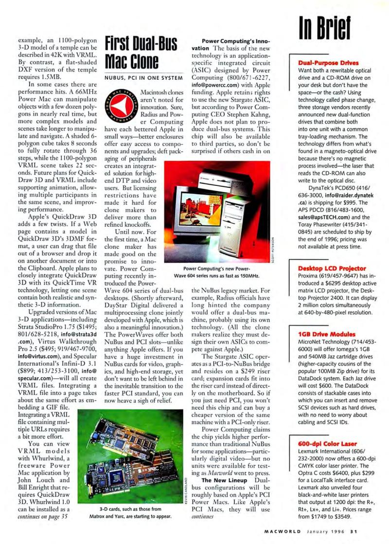 MacWorld9601January1996 — page 33