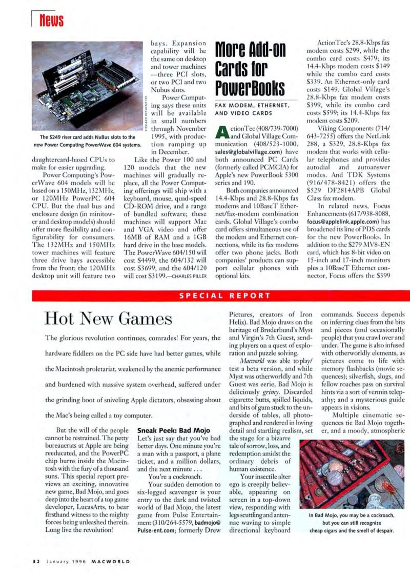 MacWorld9601January1996 — page 34