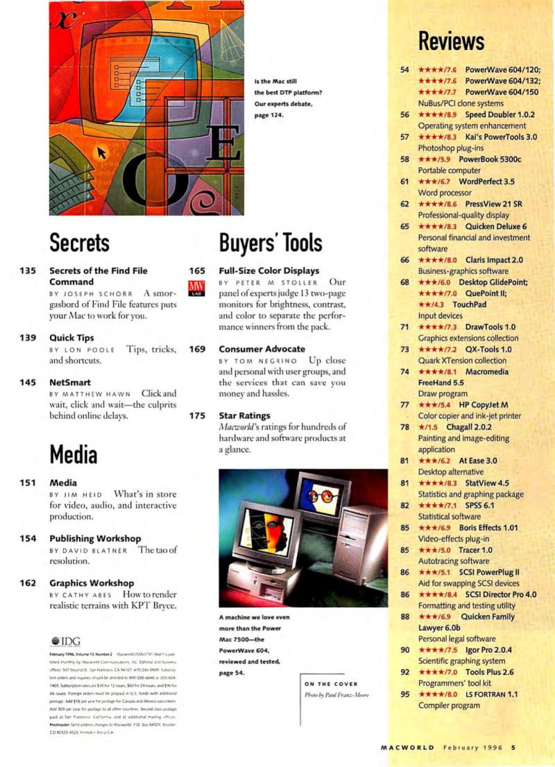 MacWorld9602February1996 — page 7