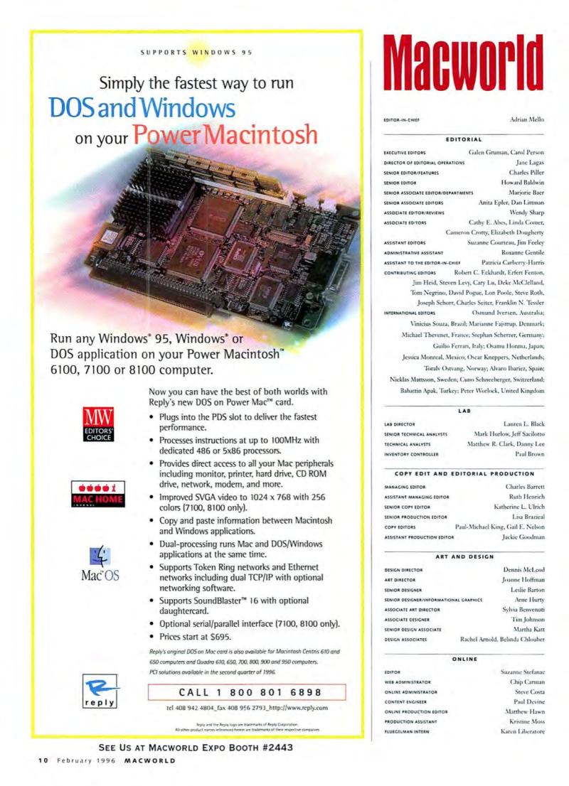 MacWorld9602February1996 — page 12
