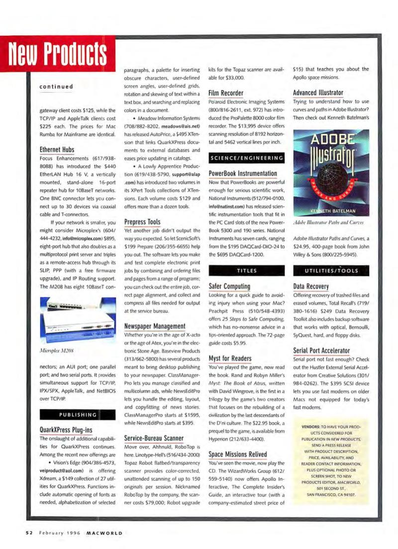 MacWorld9602February1996 — page 56