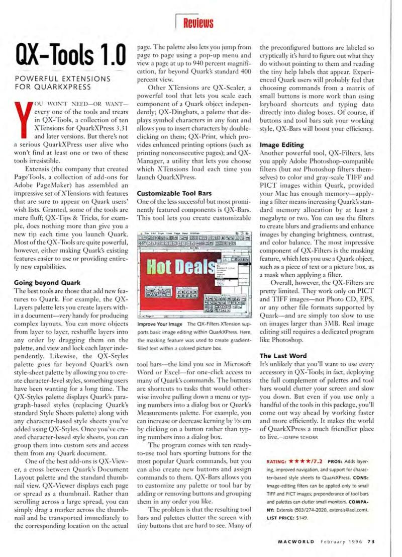 MacWorld9602February1996 — page 77