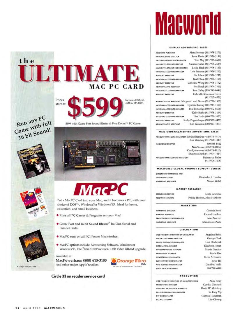 MacWorld9604April1996 — page 14