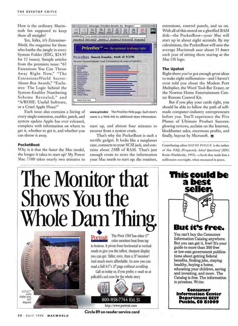 MacWorld9604April1996 — page 38