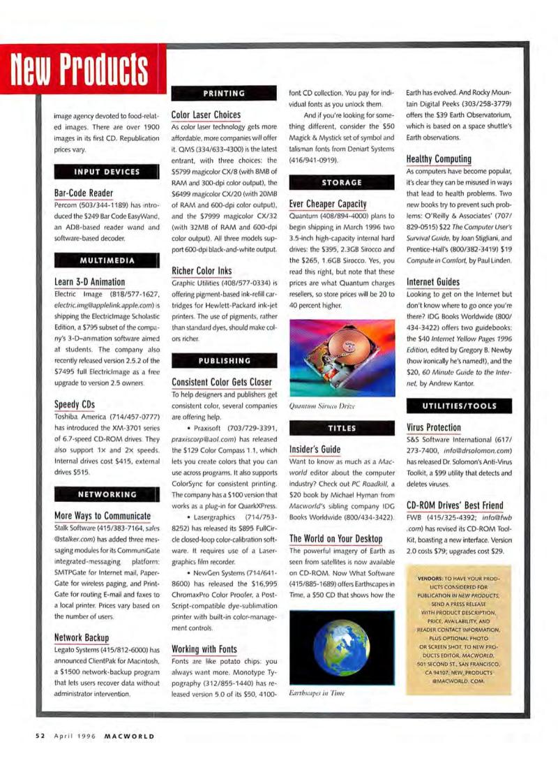 MacWorld9604April1996 — page 54