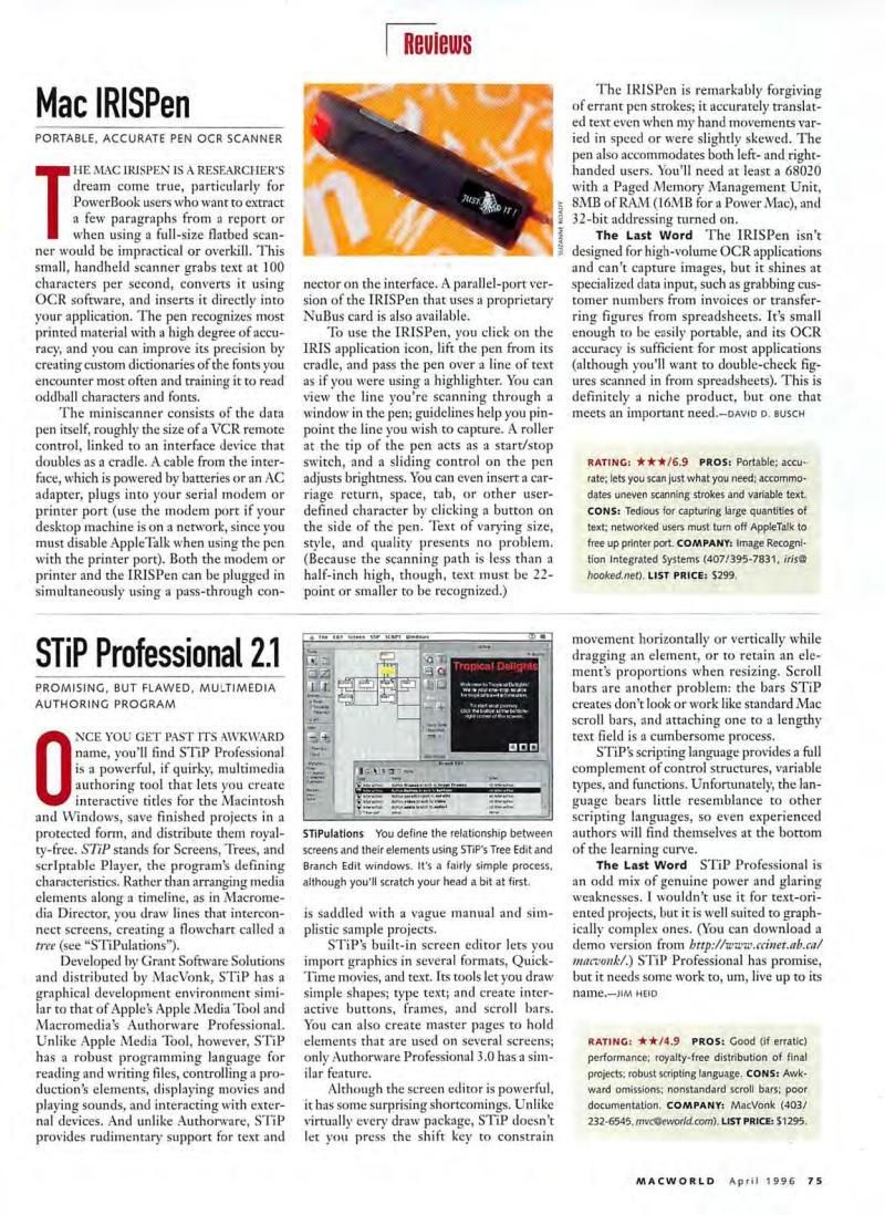 MacWorld9604April1996 — page 77