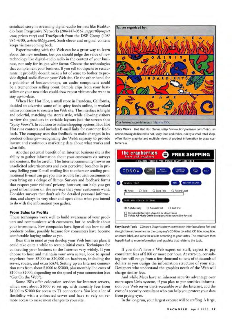 MacWorld9604April1996 — page 99