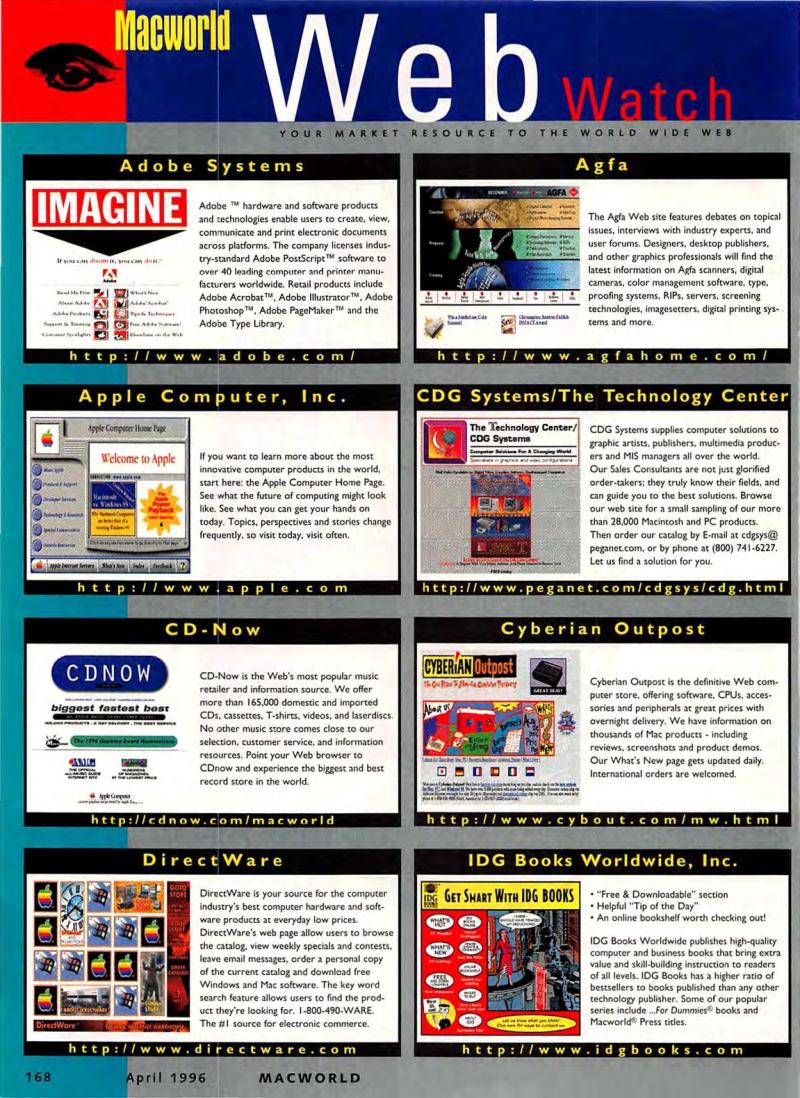 MacWorld9604April1996 — page 172