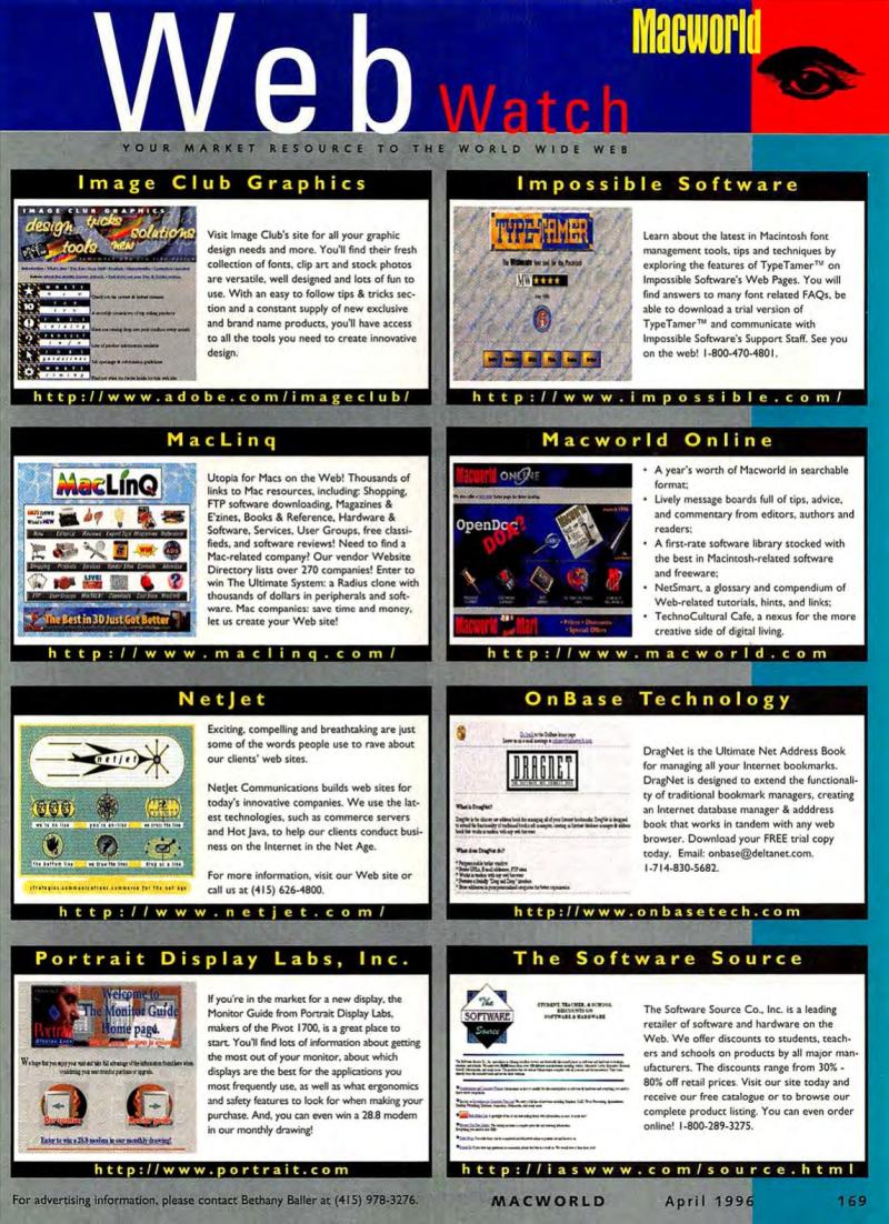 MacWorld9604April1996 — page 173