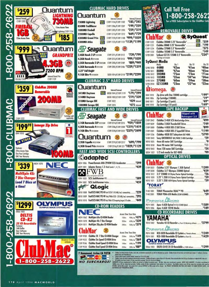MacWorld9604April1996 — page 182