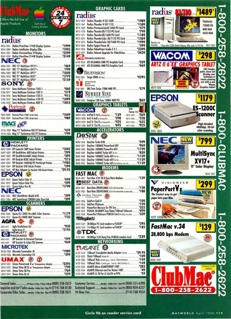MacWorld9604April1996 — page 183