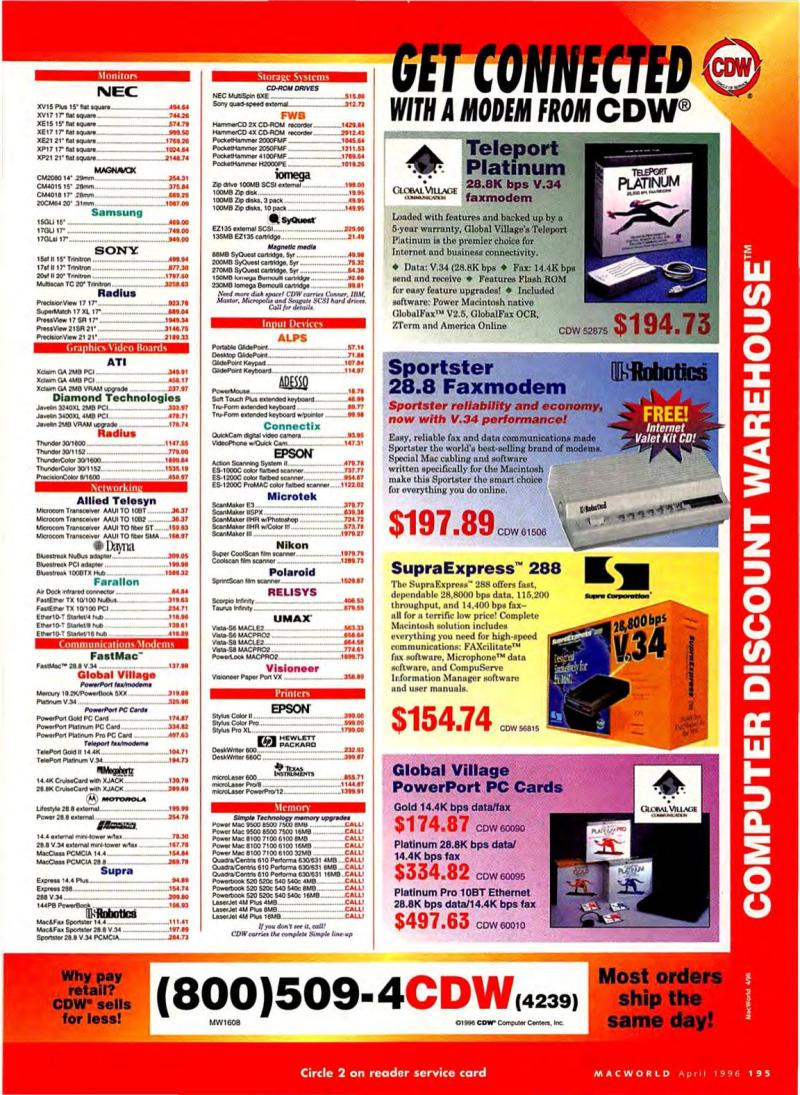 MacWorld9604April1996 — page 199