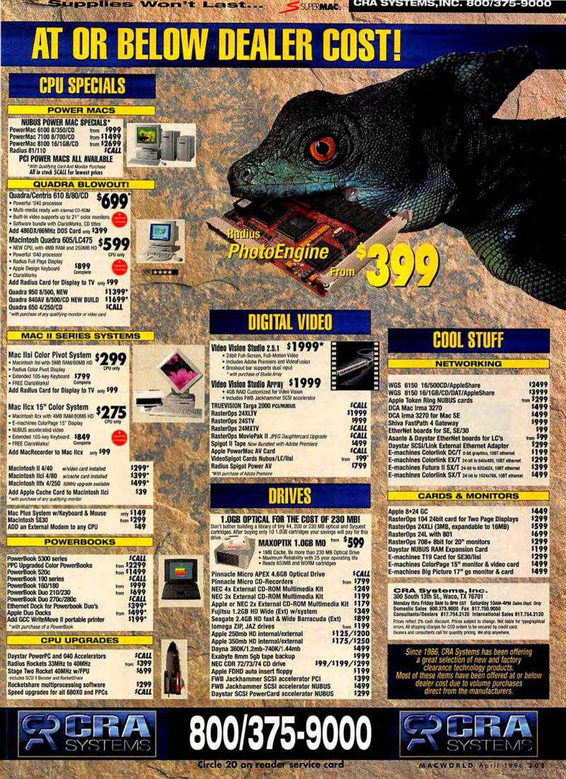 MacWorld9604April1996 — page 207