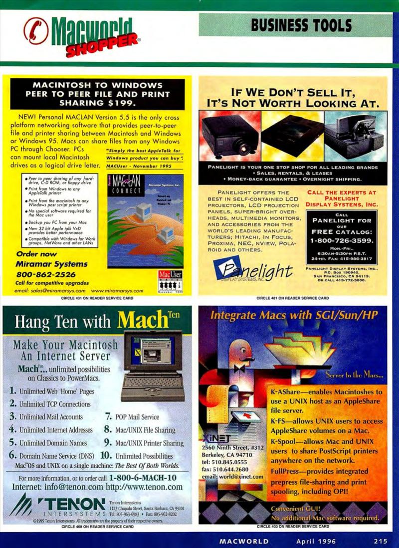 MacWorld9604April1996 — page 219