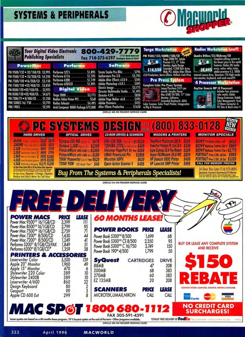 MacWorld9604April1996 — page 226