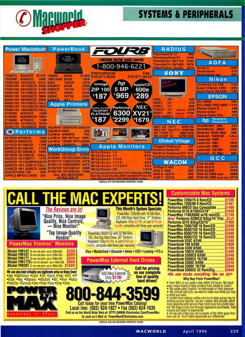 MacWorld9604April1996 — page 233