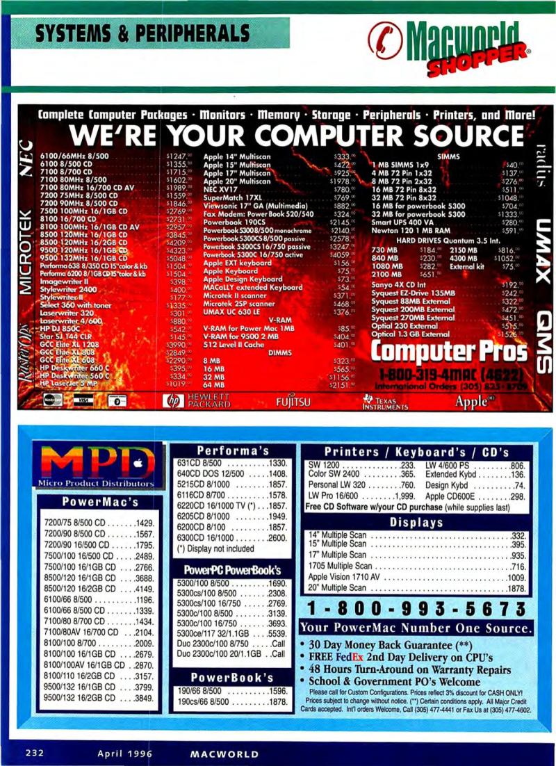 MacWorld9604April1996 — page 236