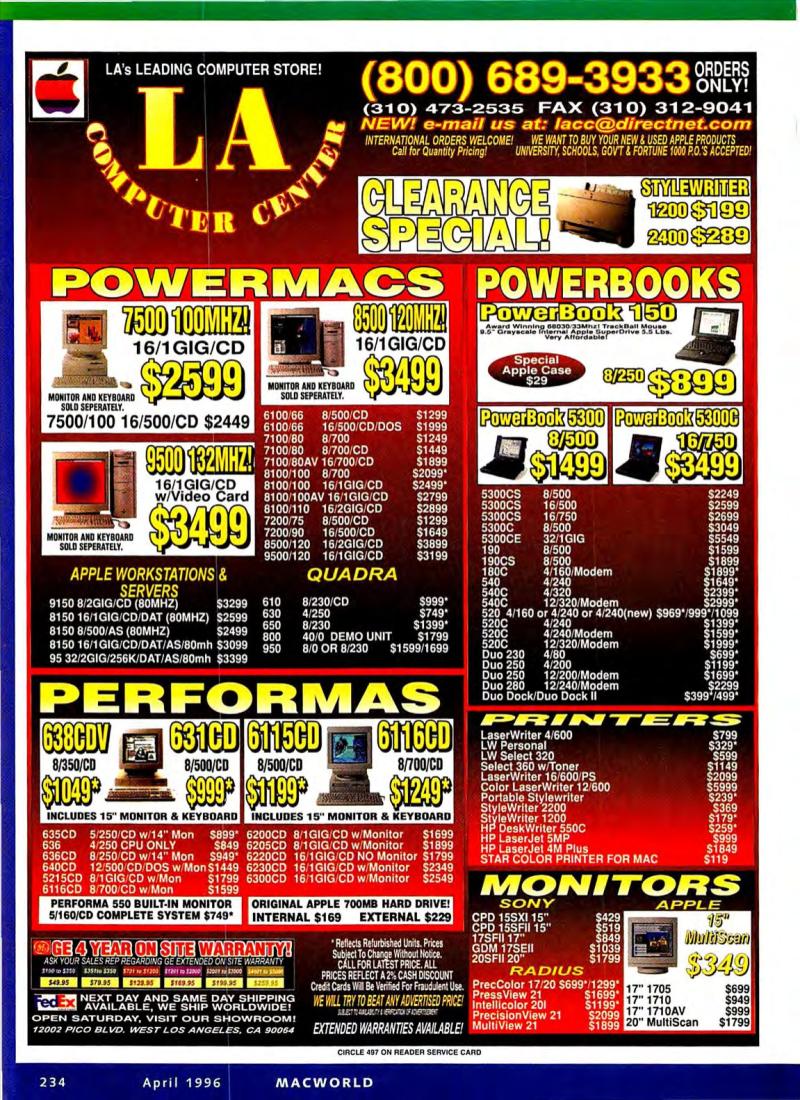 MacWorld9604April1996 — page 238