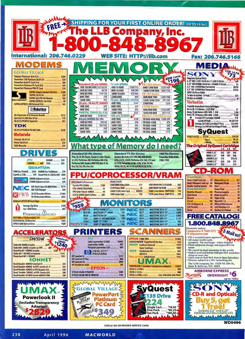 MacWorld9604April1996 — page 242