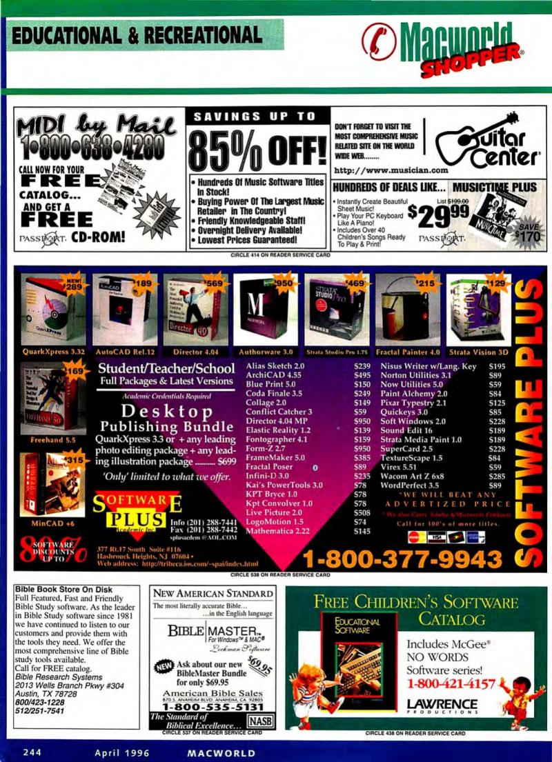 MacWorld9604April1996 — page 248