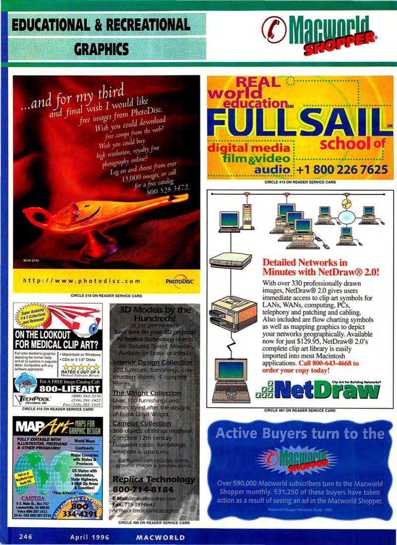 MacWorld9604April1996 — page 250