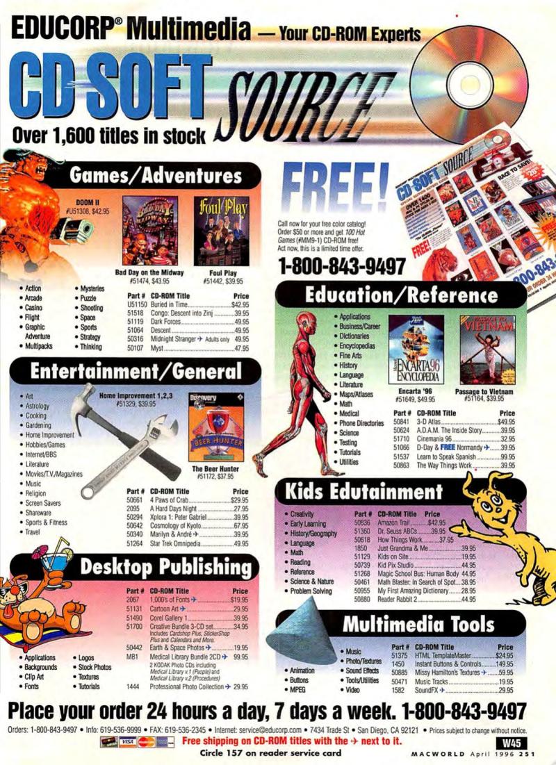 MacWorld9604April1996 — page 255