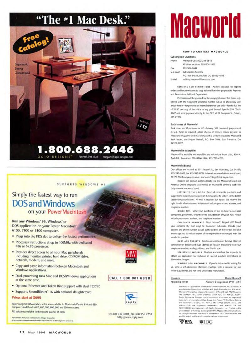 MacWorld9605May1996 — page 14