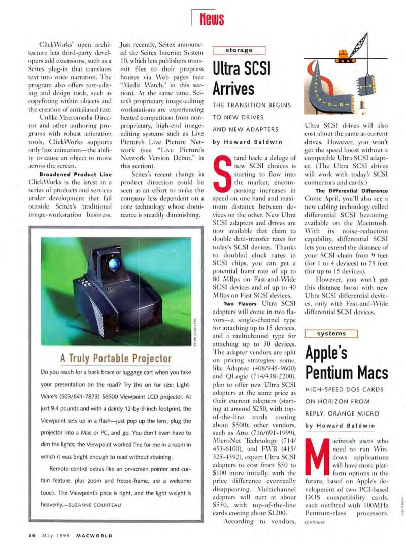 MacWorld9605May1996 — page 40