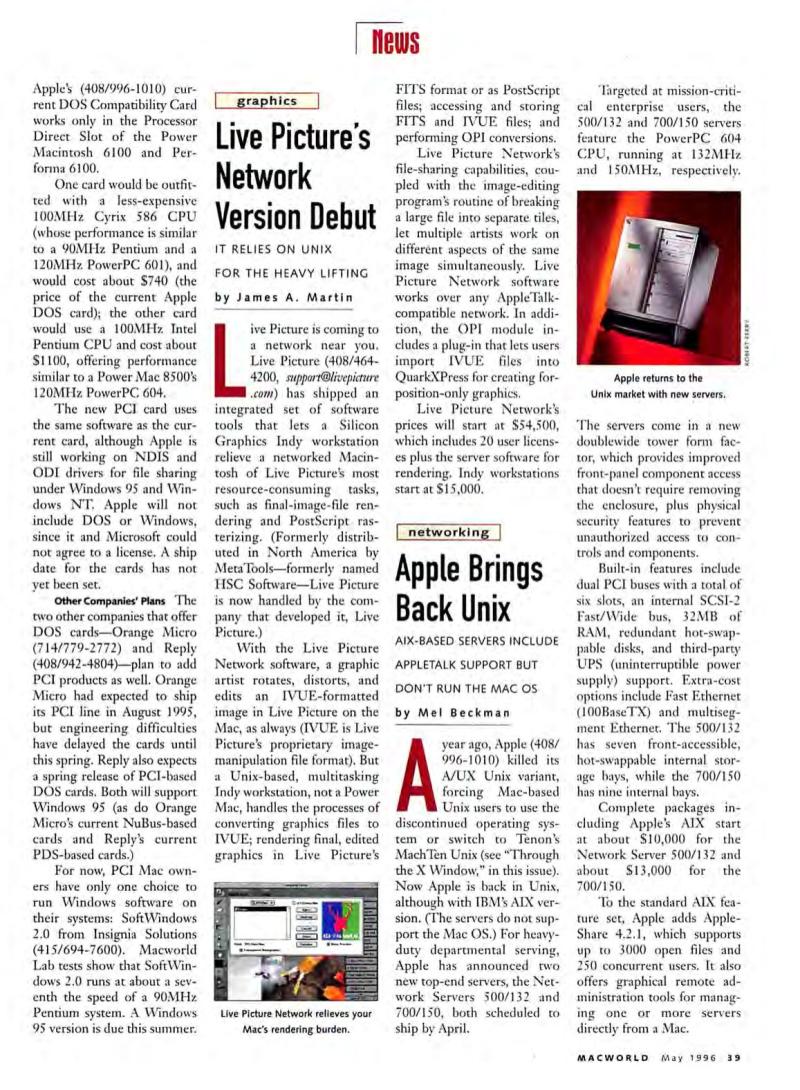 MacWorld9605May1996 — page 43
