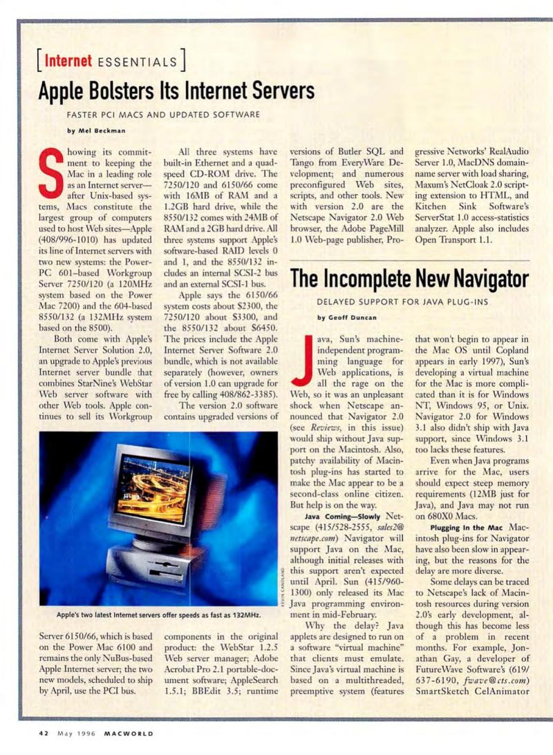 MacWorld9605May1996 — page 46