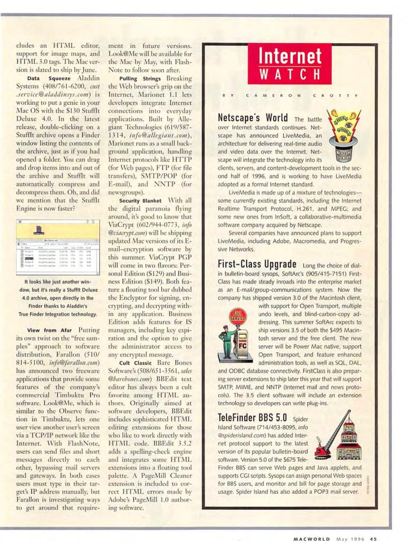 MacWorld9605May1996 — page 49