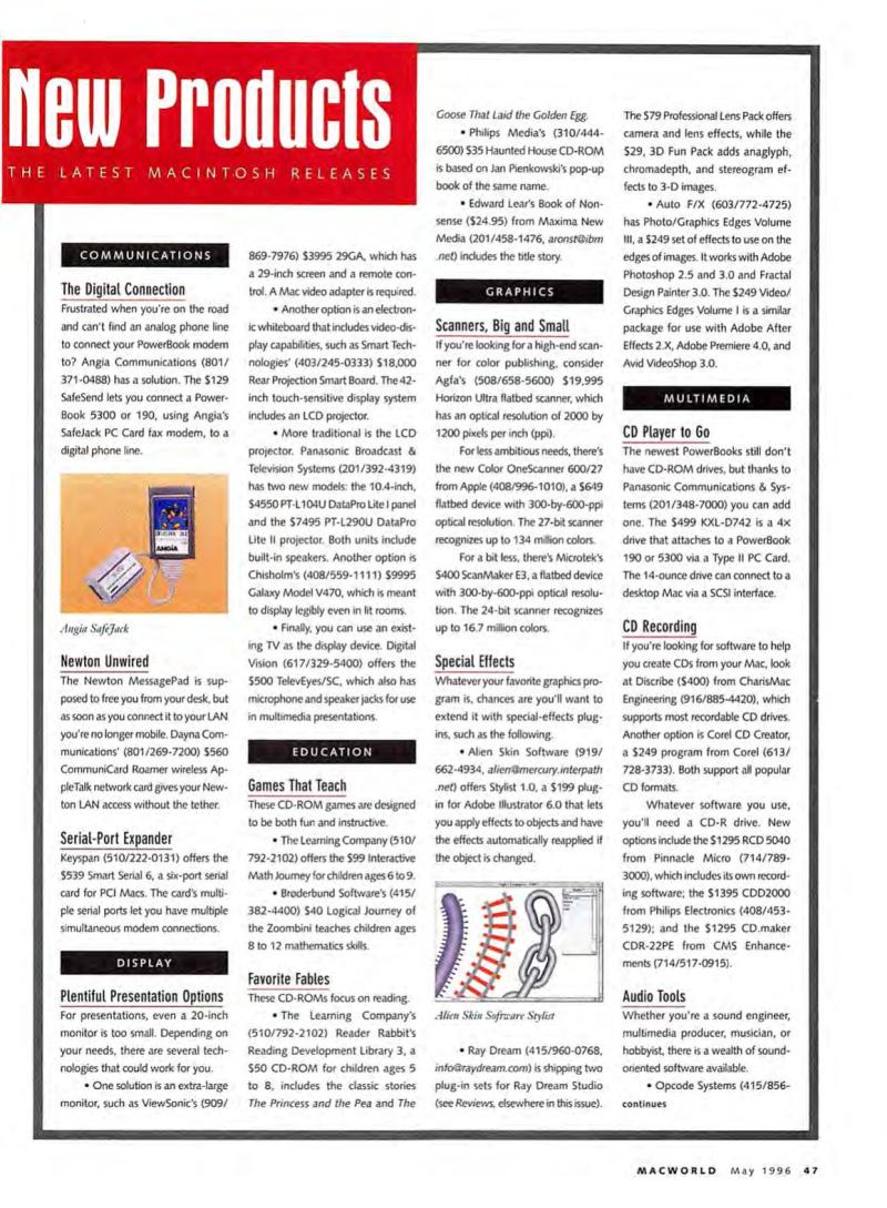 MacWorld9605May1996 — page 51