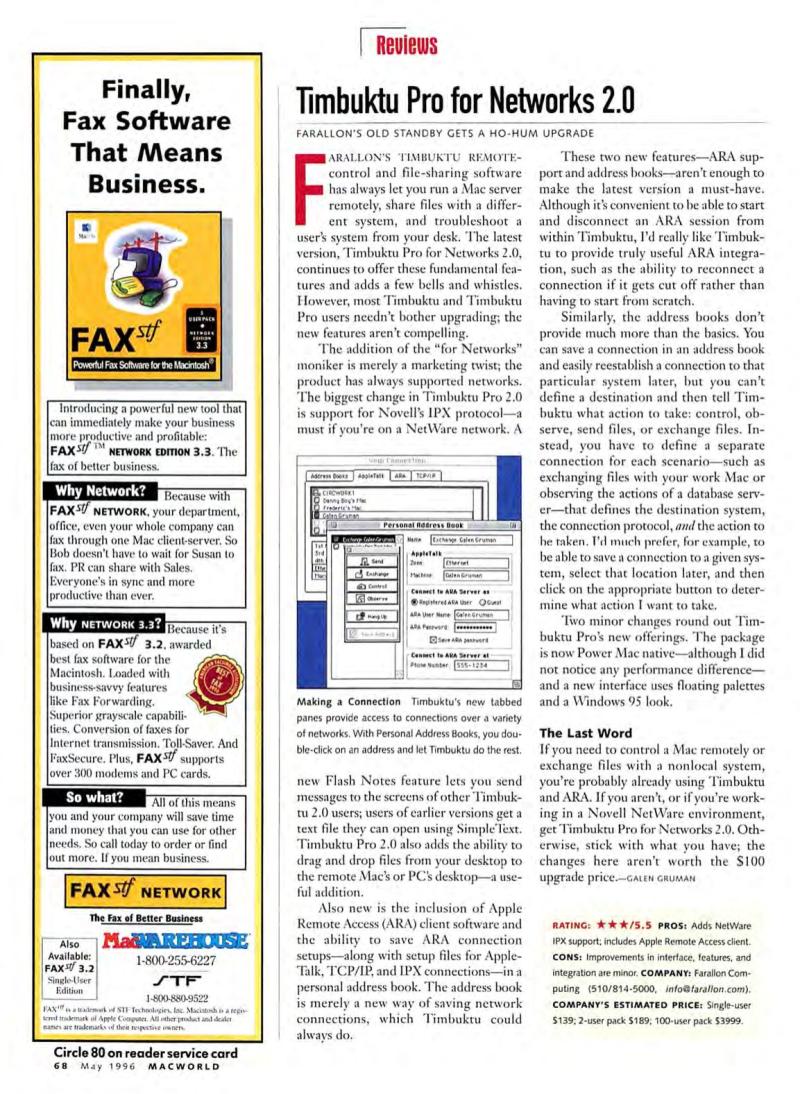 MacWorld9605May1996 — page 74