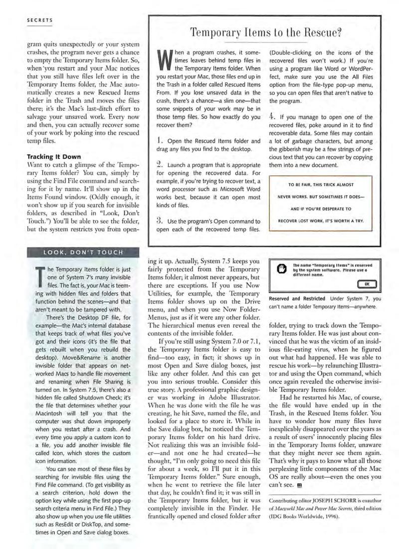 MacWorld9605May1996 — page 126