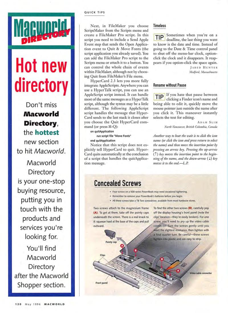 MacWorld9605May1996 — page 130