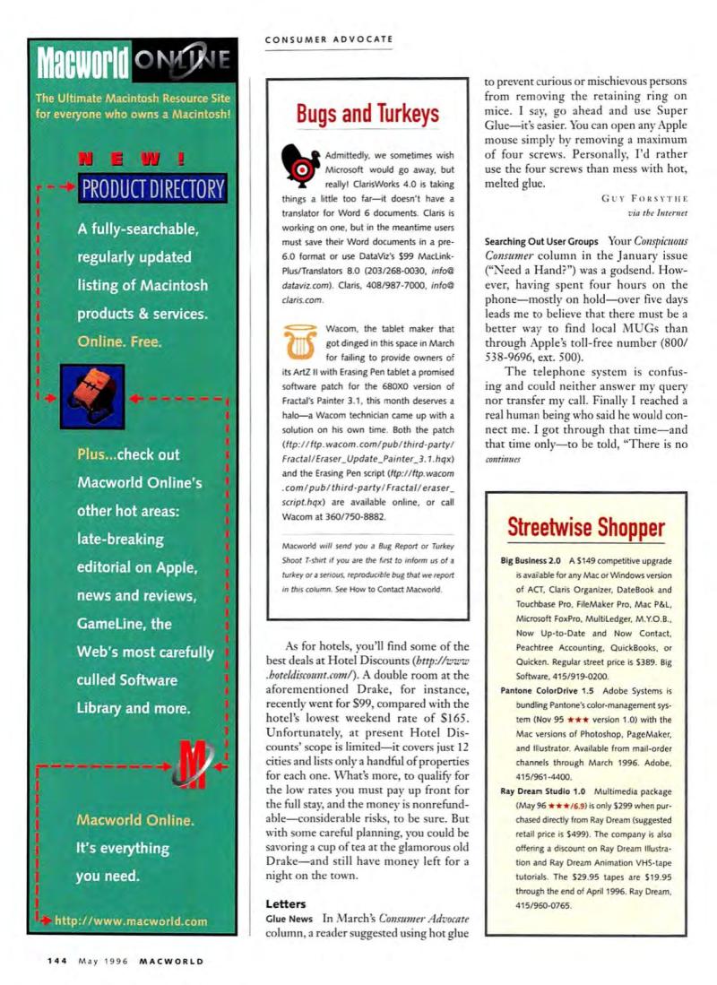 MacWorld9605May1996 — page 156