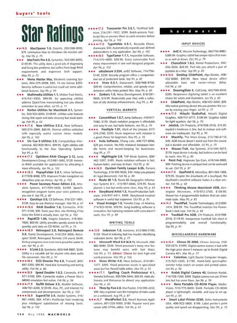 MacWorld9605May1996 — page 168