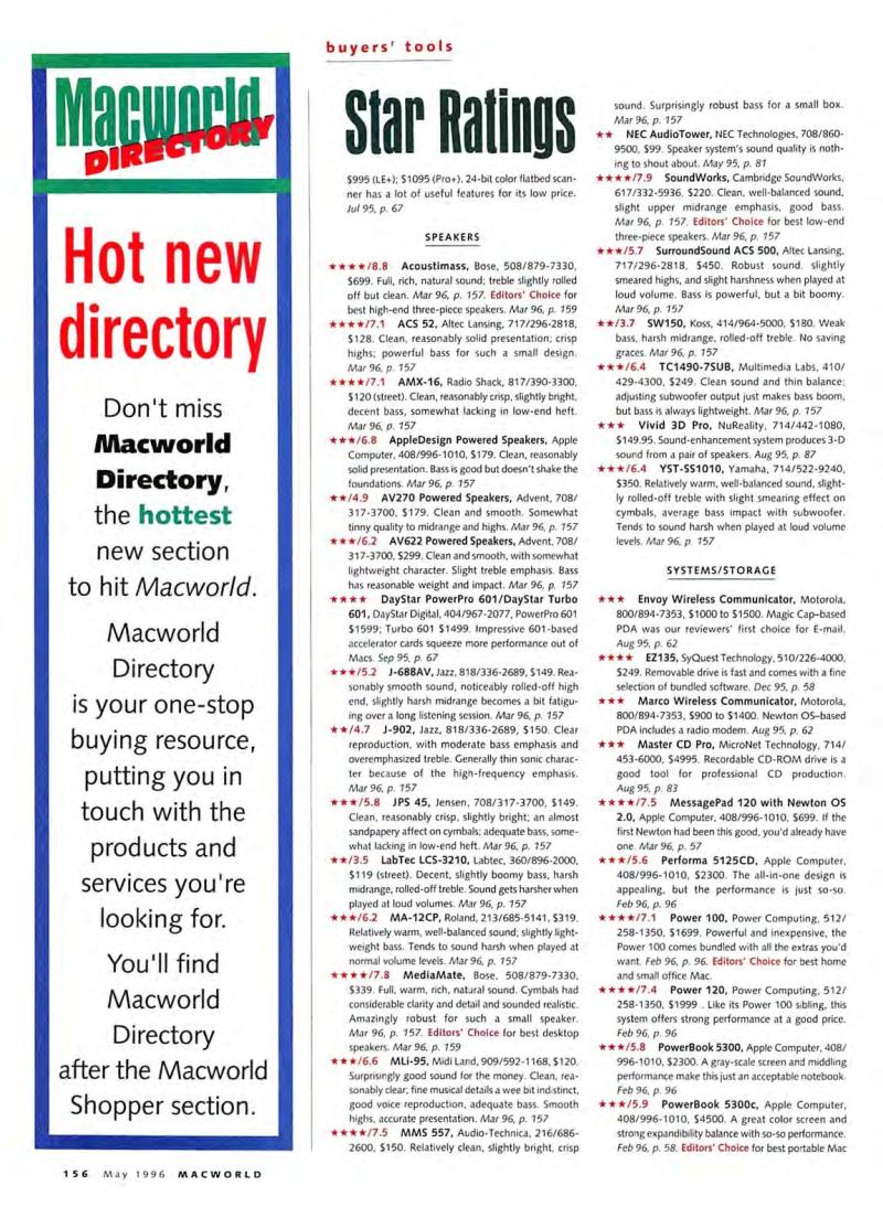 MacWorld9605May1996 — page 170