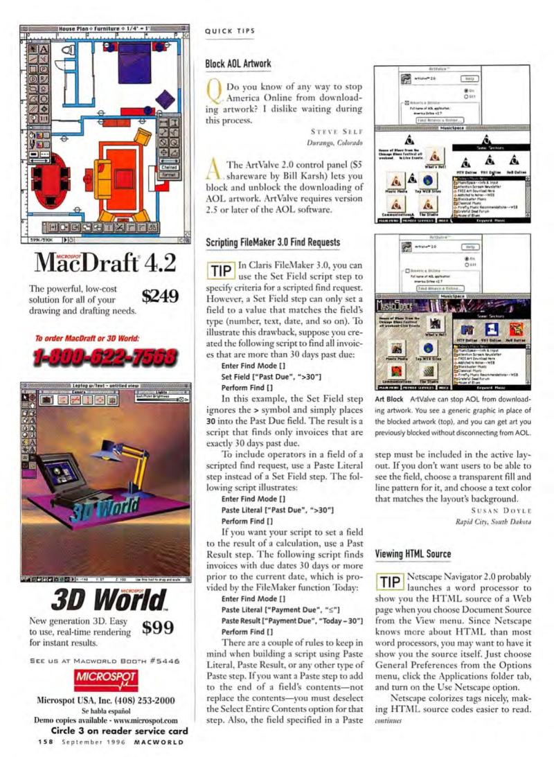 MacWorld9609September1996 — page 160