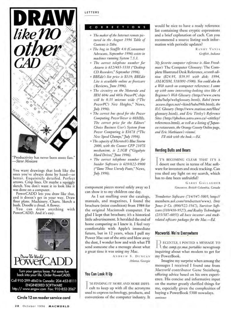 MacWorld9610October1996 — page 22