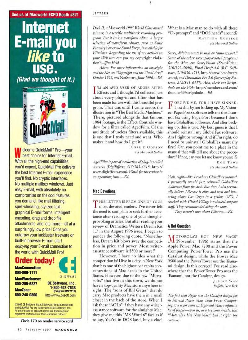 MacWorld9702February1997 — page 26