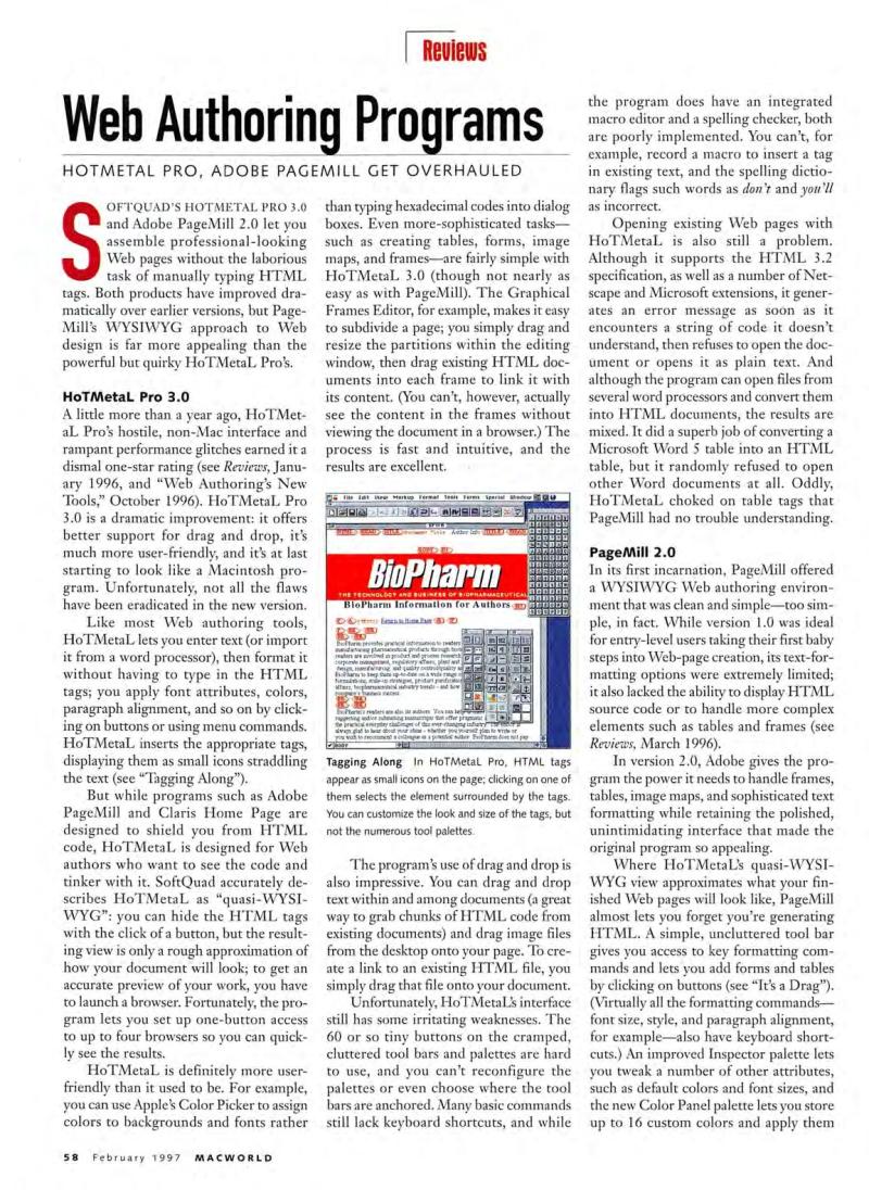 MacWorld9702February1997 — page 62