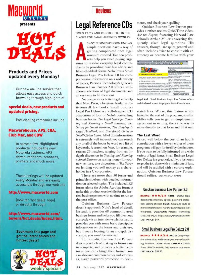 MacWorld9702February1997 — page 88